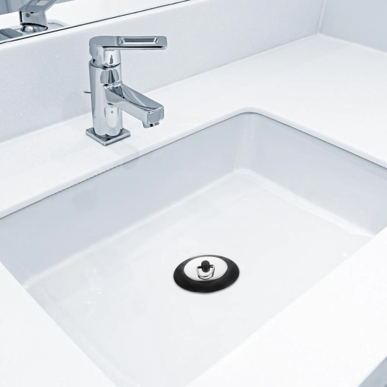 

Adorable Rubber Tub Drain Plug Strong Sink Stopper Odor-Free Drainage Bath Tub Plug Rubber Drain Stopper For
