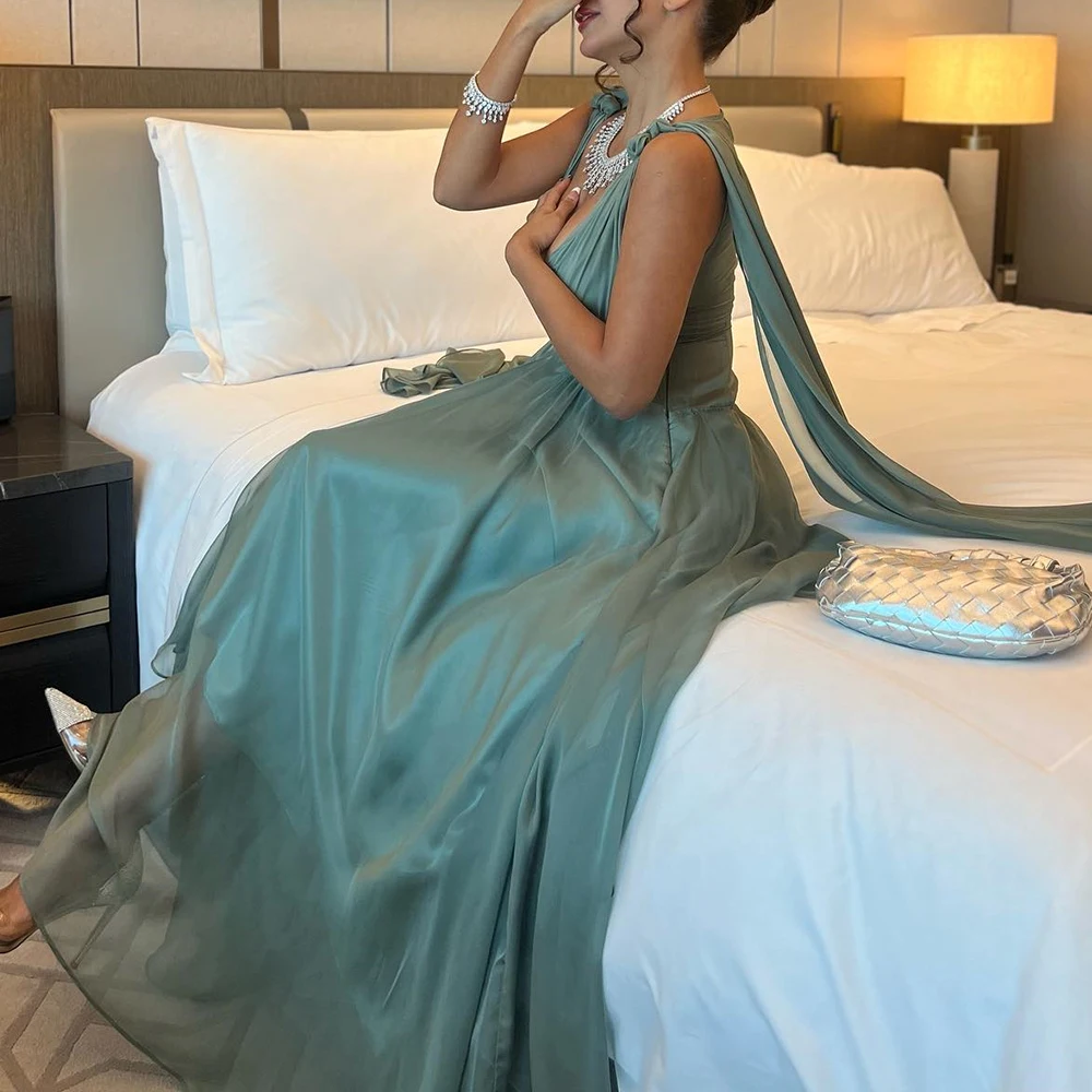 Temperament Straight Floor Length V-Neck Chiffon Sleeveless Pleats Evening Dress Fashion Photo Color فساتين سهره نسائيه فخمة