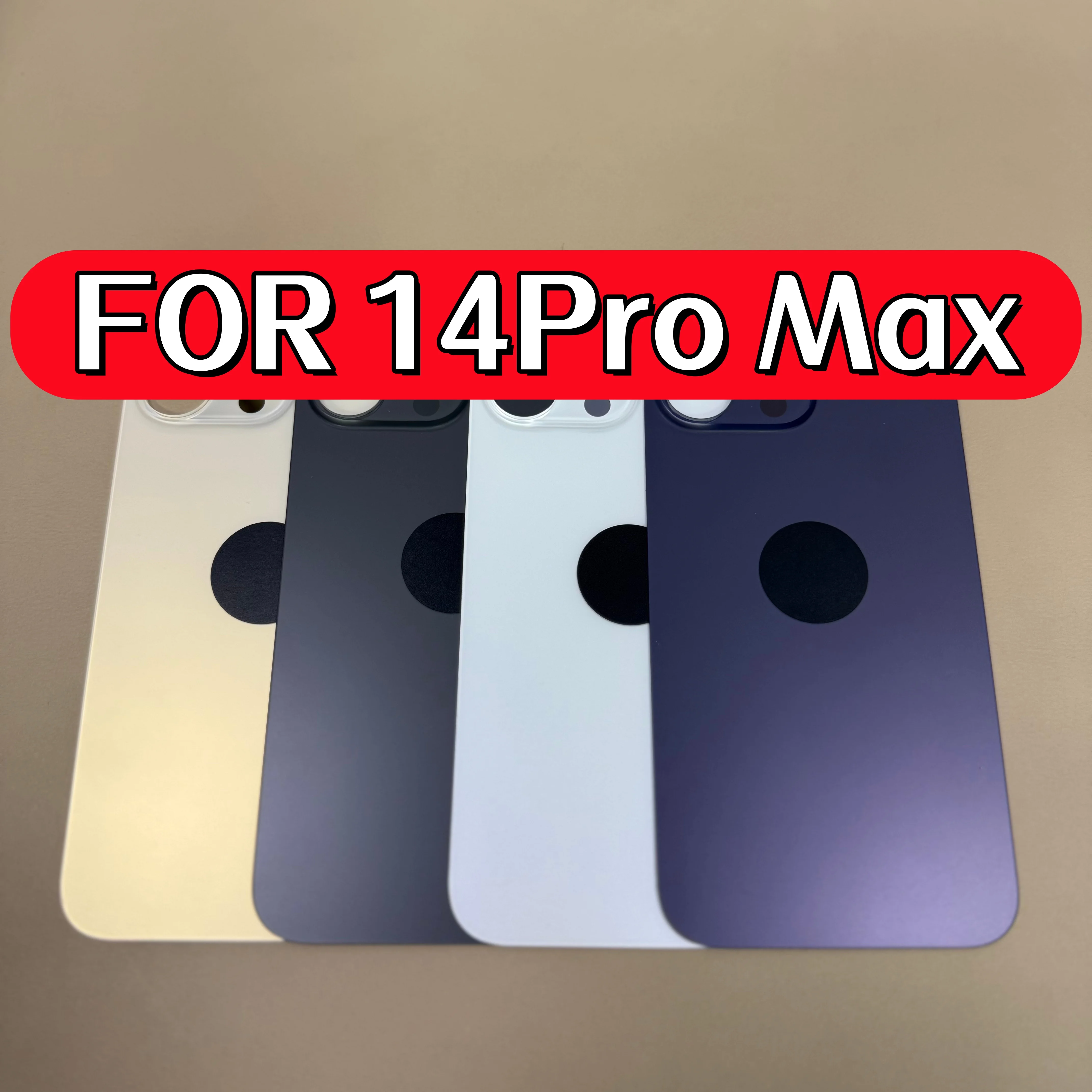 1Pcs Rear Back Cover Glass For iPhone 14 Pro Max Replacement Housing Shell Repair Parts For iPhone14PM Rear Glass Panel image 3