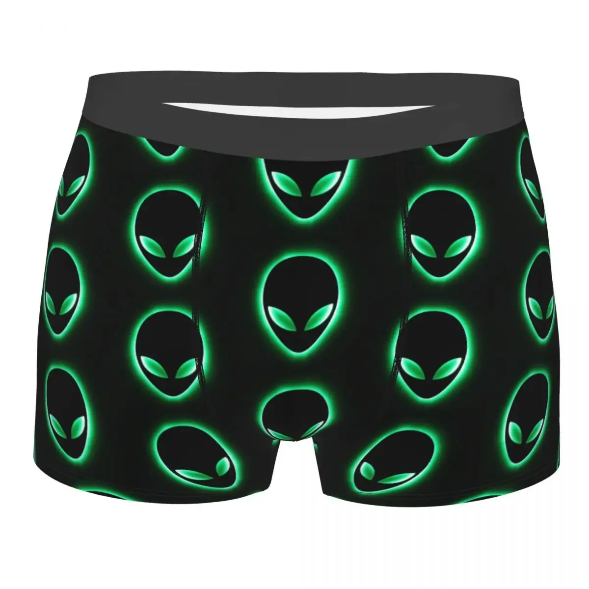 Alien Men Underwear Boxer Shorts Panties Novelty Polyester Underpants for Male S-XXL