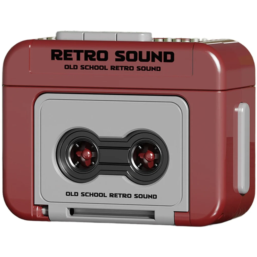 

Compact Recordable Mini Cassette Recorder Keychain Featuring Vintage Style for Nostalgic Audio Playback and Keychain Portability