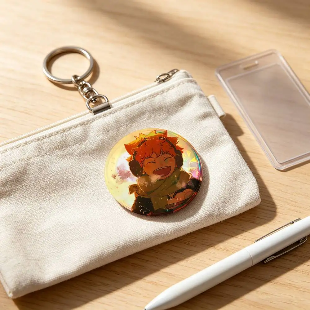 Anime-hinata Shouyou Cute Badge Pins For Friend, Backpack, Clothing, Collectible Accessories, Jewelry Gift