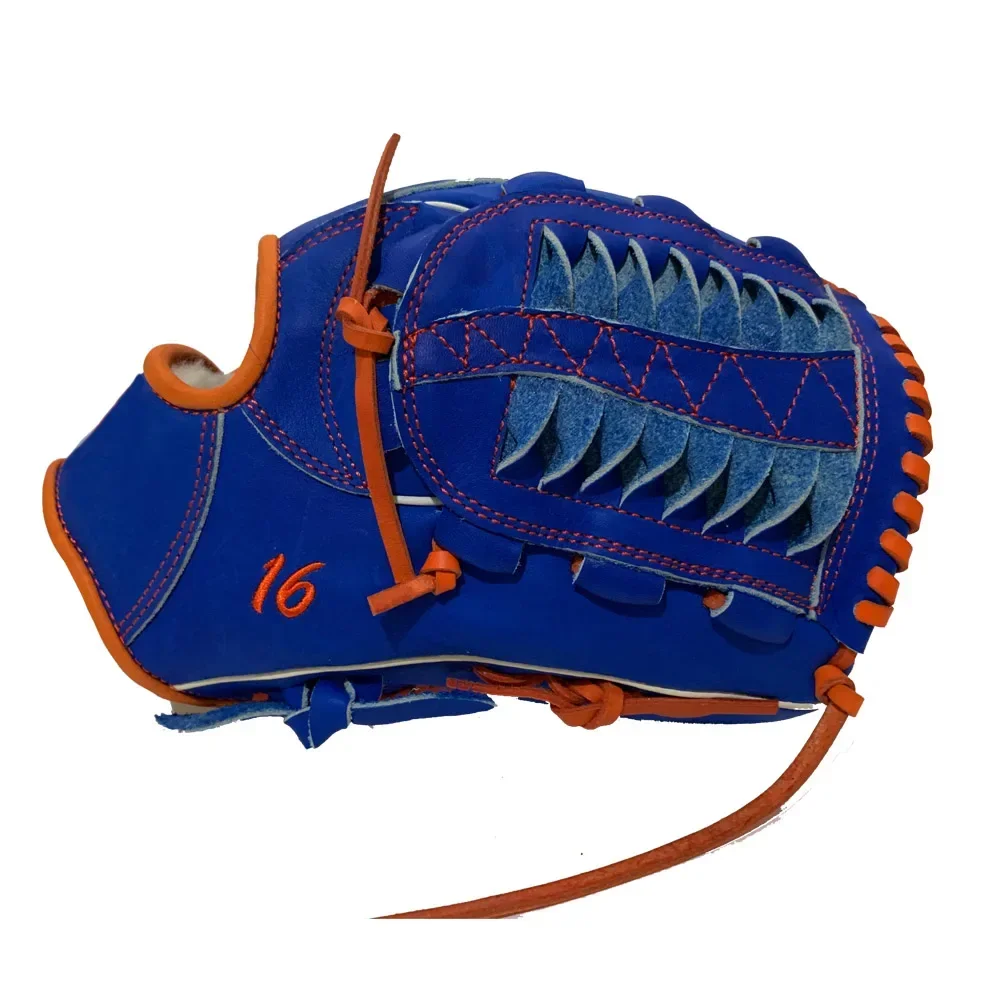 Design your own  leather baseball gloves with high quality cowhide right hand throw