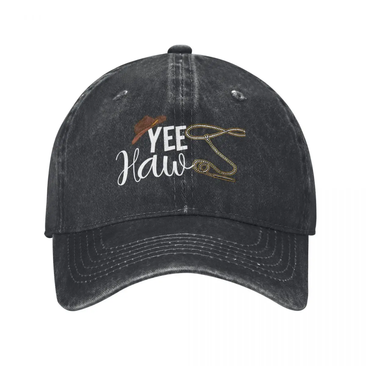 YeeHaw Cowboy Cowgirl Western Funny Saying Baseball Cap dad hat Hat Man Luxury cute Women Caps Men's