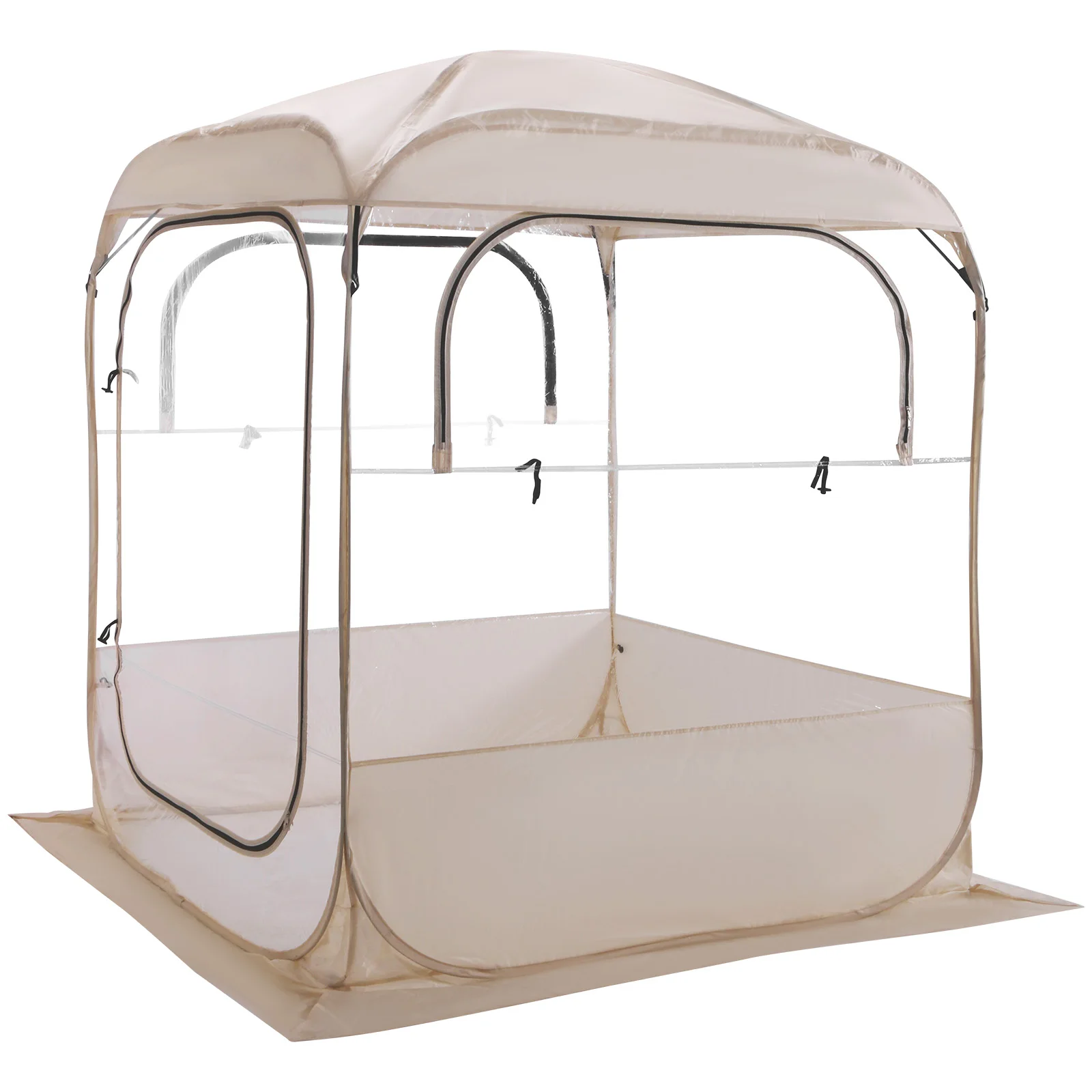 

Pop Up Bubble Tent 360 Panoramic View Instant Sun & Rain Shelter Quick Setup for Sports Events Camping Fishing Cheering