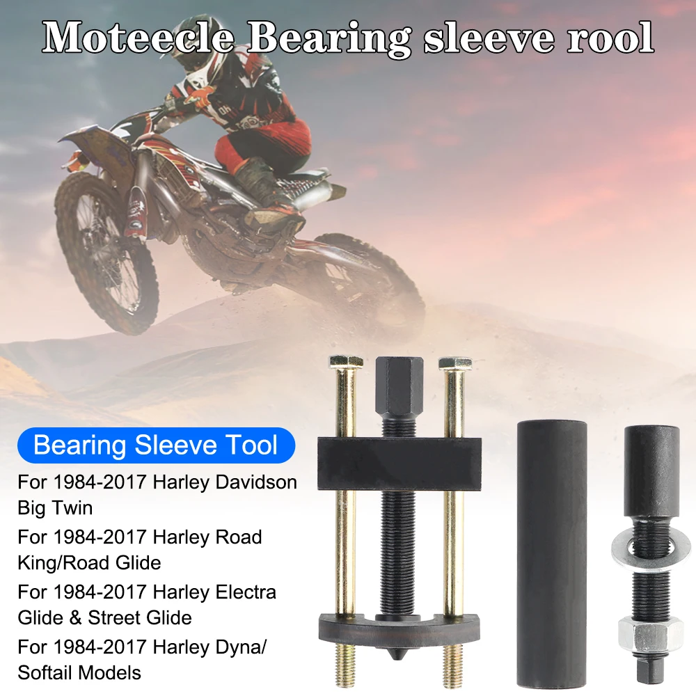 Mainshaft Inner Bearing Race Tool Puller Removal Tool Installer Black 34902-84 for Harley Electra Glide Big Twin Transmission