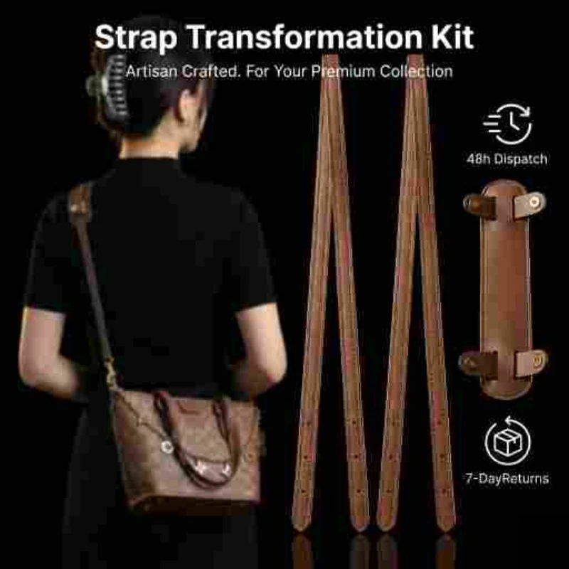 

Underarm Strap Conversion Kit for Canvas Tote Bag 21 36 Microfiber Leather Shoulder Belt Handle Replacement Organizer Insert