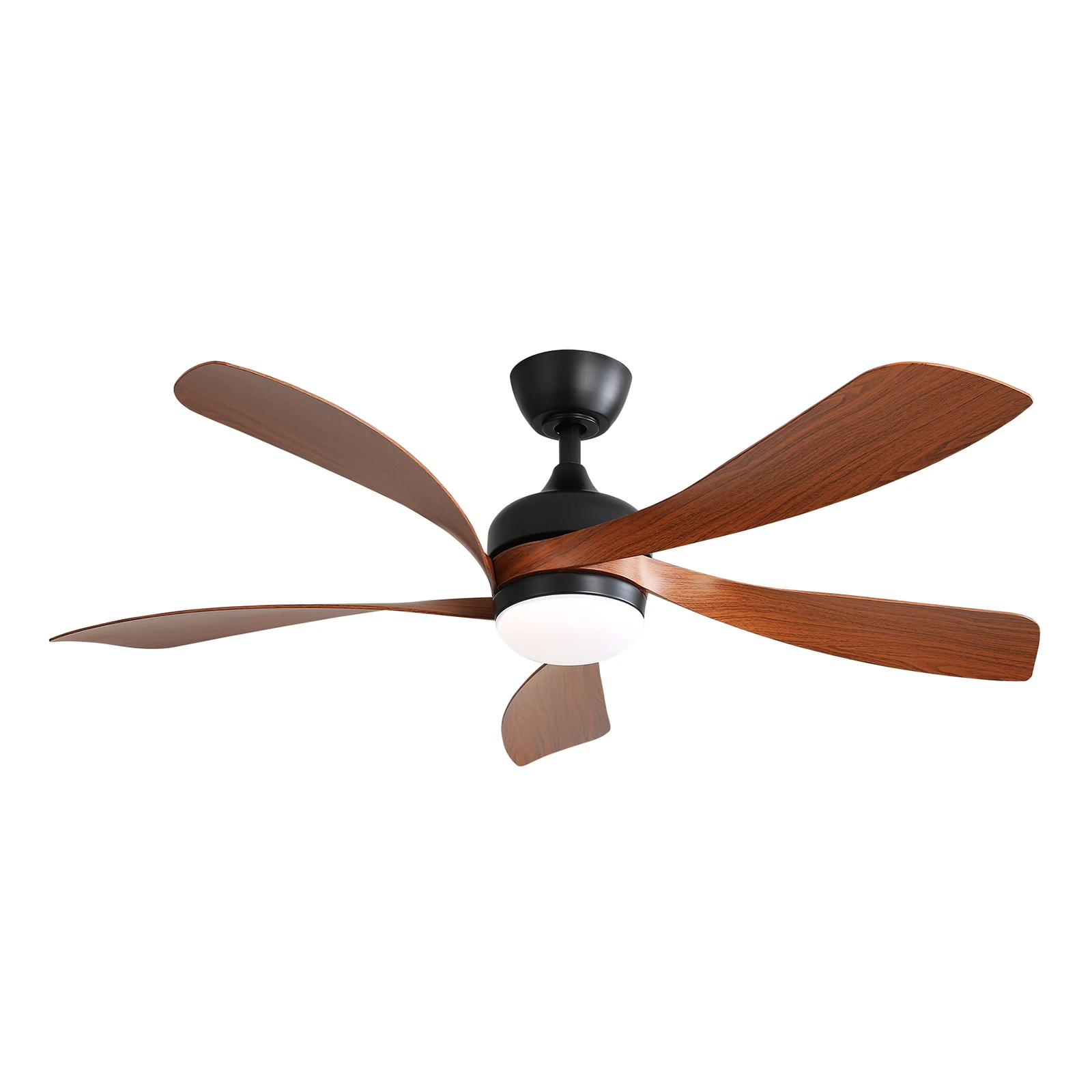 Sofucor Modern 52-Inch 5 Blade Ceiling Fan With LED DC 6-Speed High Wind Speed With Remote Control