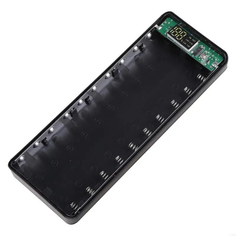 A3PD Detachable USB LCD Display DIY 10x18650 Battery for Case Power for Shell Portabl