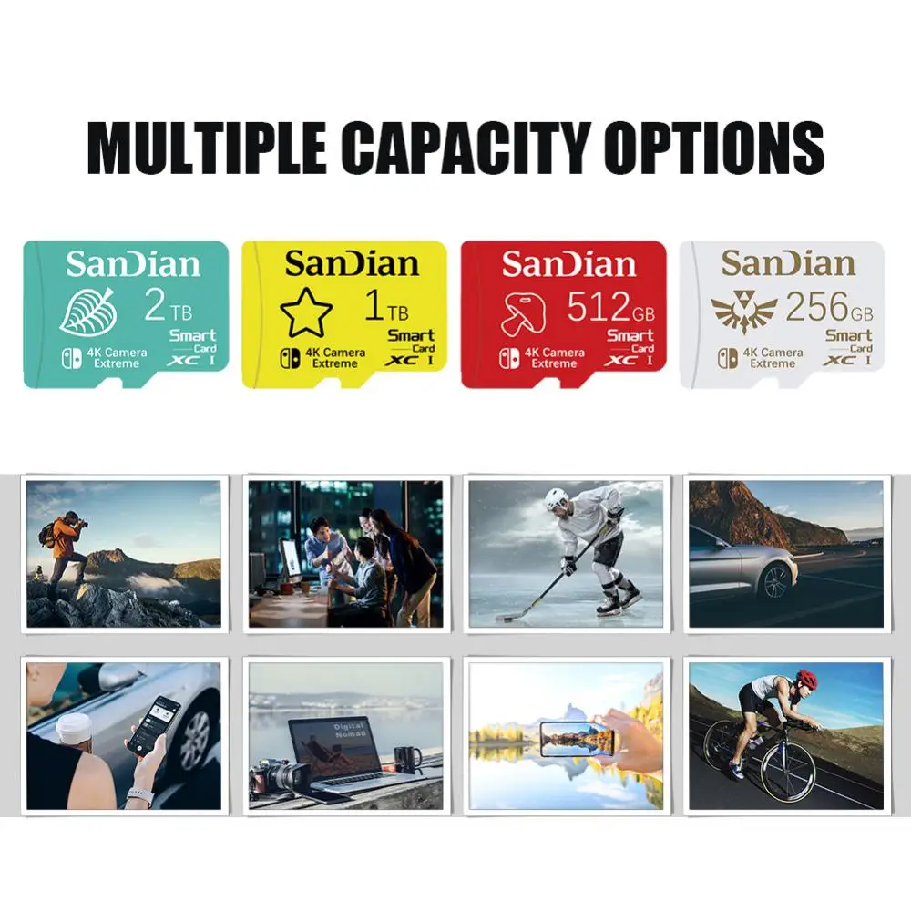 Original Micro TF SD Card 2TB High Speed Micro Memory Card 1TB SD Memory Card Flash Card For Phone Camera Free Shiping