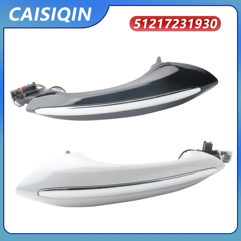 1pcs Front Rear Left Right Outer Door Handle white black 51217231927 51217231930 51217231929 or BMW F07 F10 F11 F18 F12 F01 F02