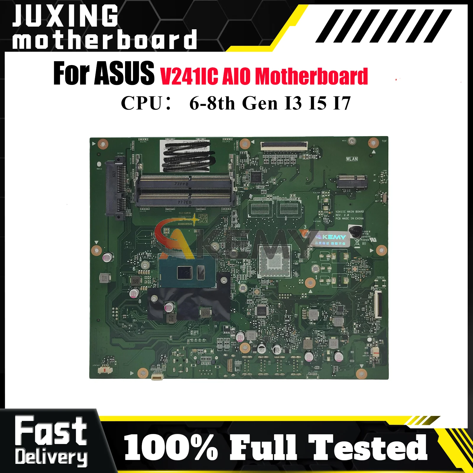 

V241IC Motherboard For ASUS Vivo AiO V241ICR V241IC V241I Mainboard With I3 I5 I7 CPU 100% tests OK fast shipping High quality
