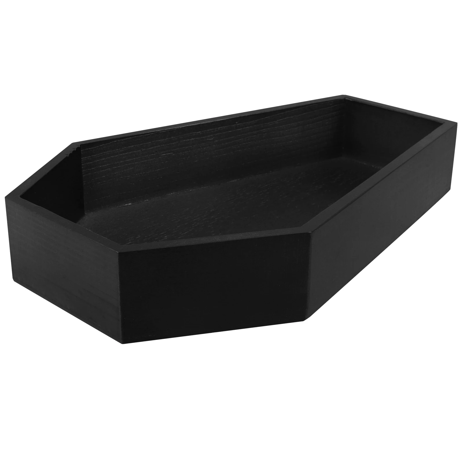 

11X7Inch Coffin Halloween Wooden Charcuterie Board Gothic Serving Tray For Candy Food Snack Halloween Party Decorative Tray