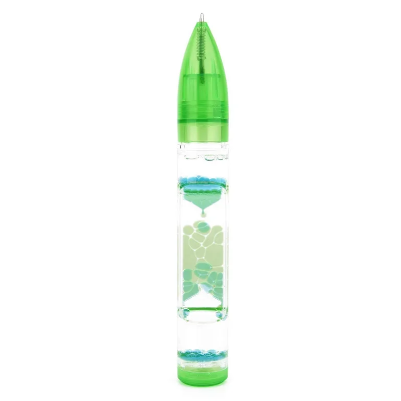 Creative Colorful Oil Drop Pen Oil Drop Decompression Boring Liquid Hourglass Decoration Birthday and Christmas Gift