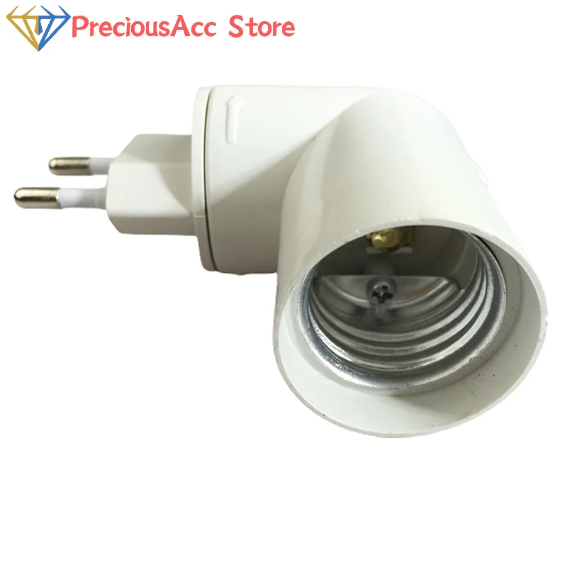 Adjustable E27 Lamp Bulb Bases Socket Holder 360 Degrees Bulb Adapter Plug #5