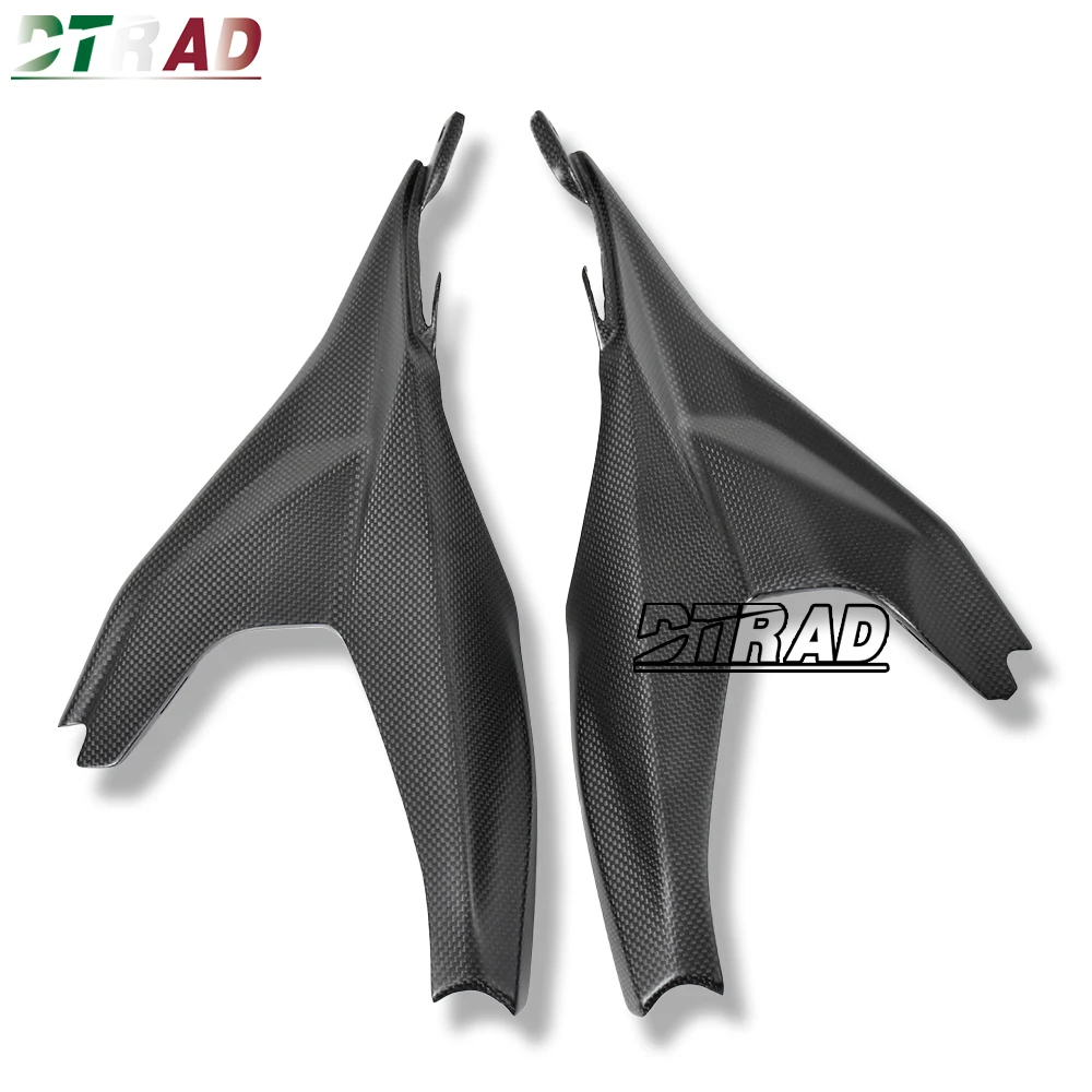 For DUCATI Panigale V2 2020 - 2023 Carbon Fiber Subframe Covers Underseat Panels Fairing Kit Motorcycle Accessories Plain Matte