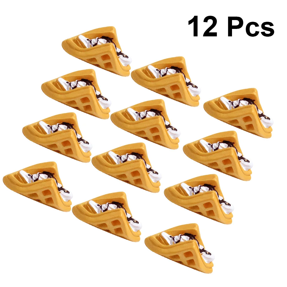 

12pcs Cake Ice Cream Accessories Resin DIY Phone Decorations Creative Hairpins Stationery Box Home for Kids