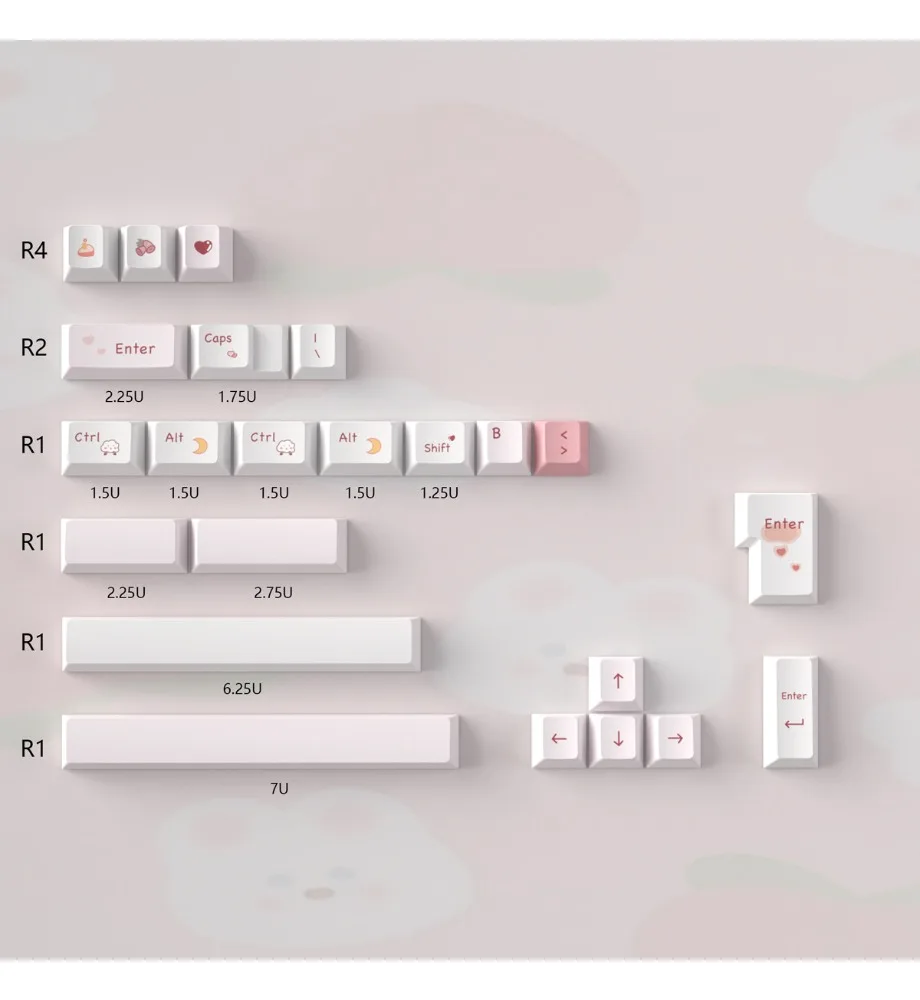 Taozhiyao magnetic axis mechanical keyboard keycap full set PBT sublimation original factory/MOA highly suitable wooting