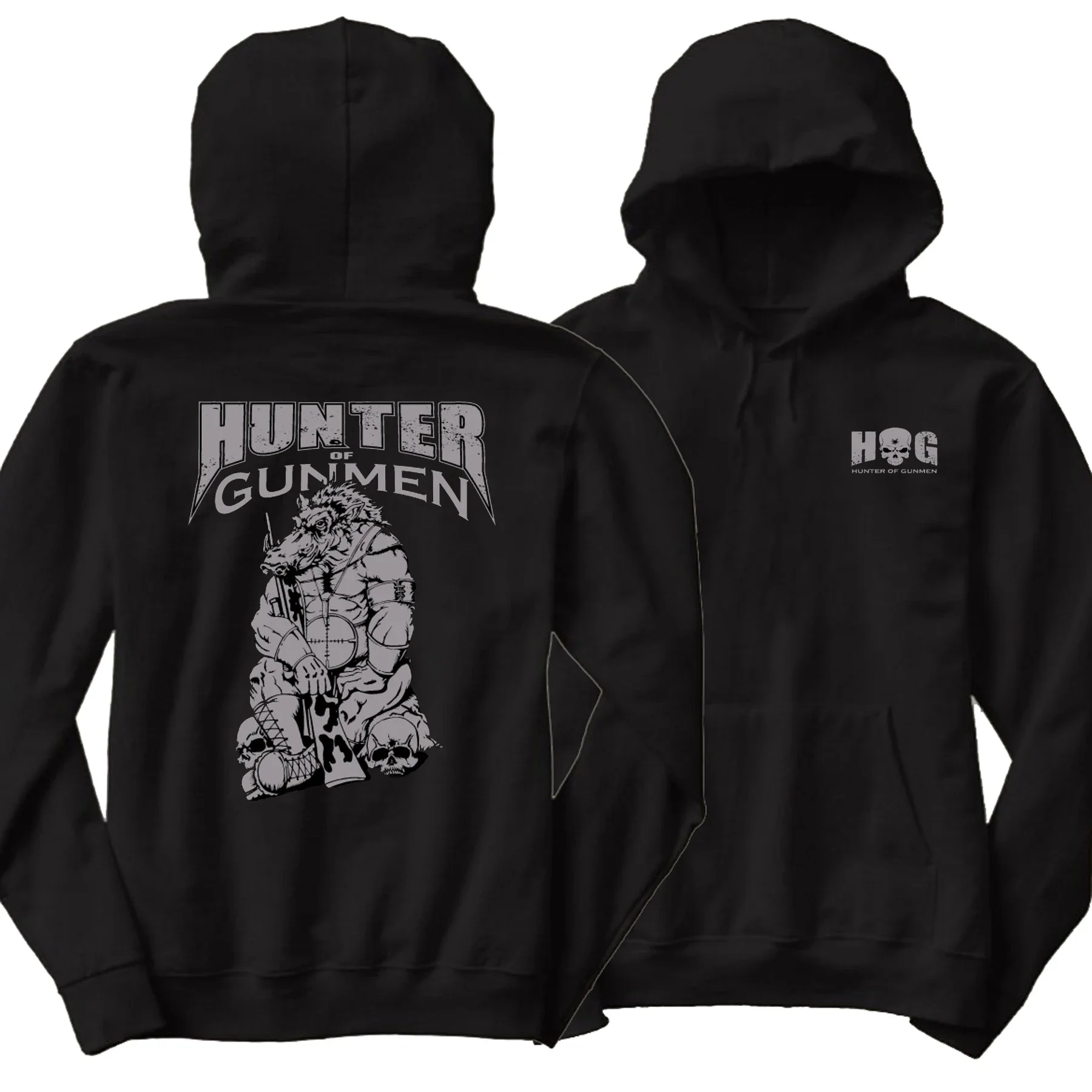 Hunter of Gunmen Hog US Marine Corps Scout Sniper Pullover Hoodie New 100% Cotton Comfortable Casual Mens Sweatshirts Streetwear