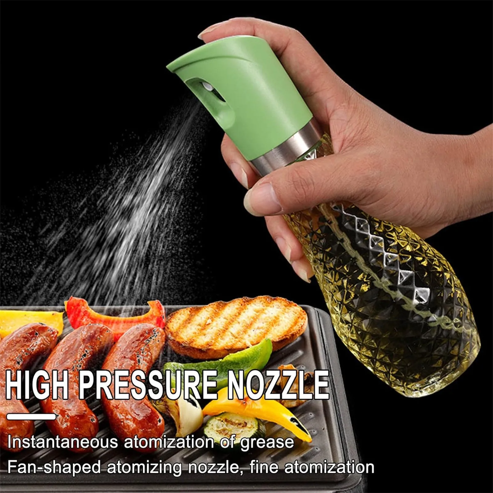 

Oil Sprayer For Cooking Olive Oil Sprayer For Air Fryer Portable Olive Oil Dispenser Vintage Compatible With Motor Oil Bottle