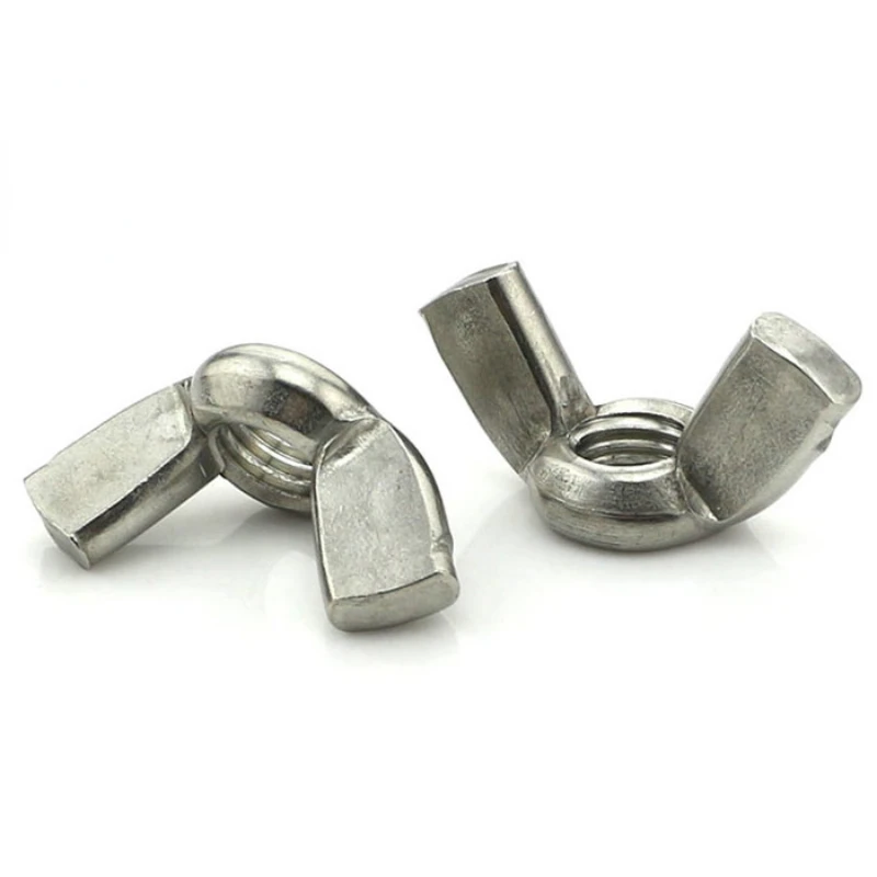 US UNC UK Standard BSW 304 Pengikat Mur Sekrup Telinga Kupu-kupu Baja Tahan Karat 10 #-24 3/16-24, 1/4-20,5/16-18,3/8-16