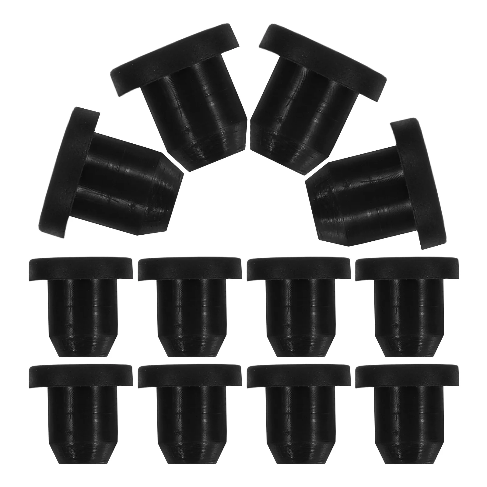 

40 Pcs Lockhole Plug 6 5mm Black Silicone Bottle Stopper Toppers Glass Bottles Sealer Fresh Keeping Cap Airtight Seal