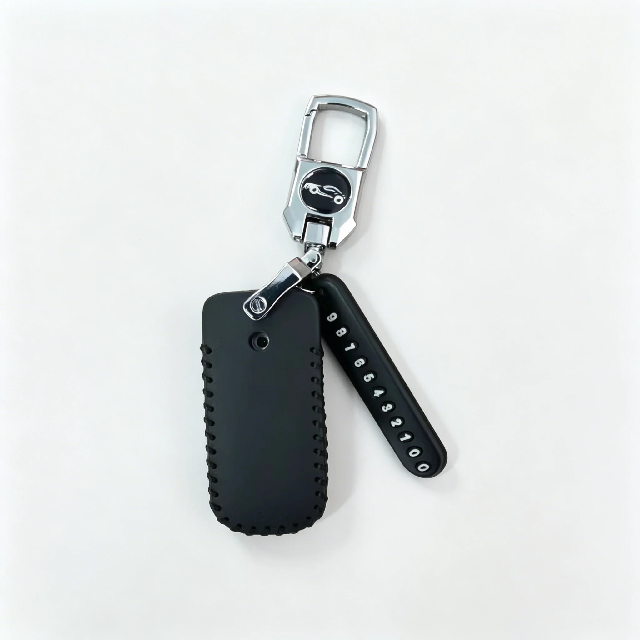 1080P Mini Thumb Camera with Leather Keychain