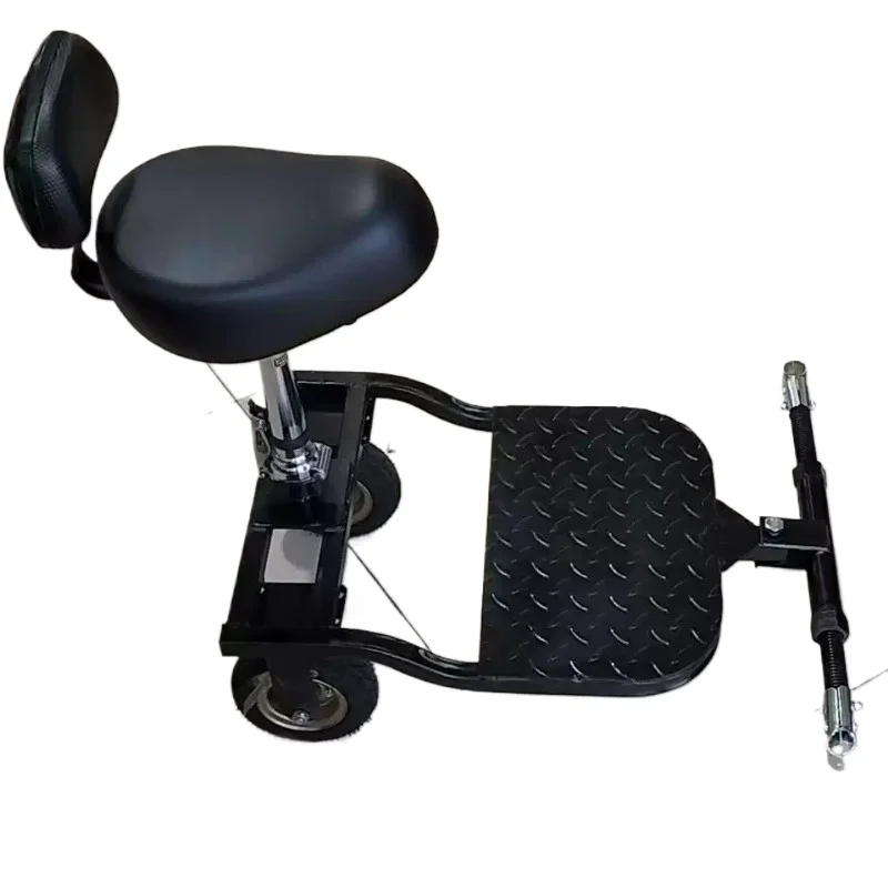 Wheelchair Trailer Connected To The Rear Seat Double Travel Electric Chair Rear Bucket Holder Folding Seat Shock Absorption