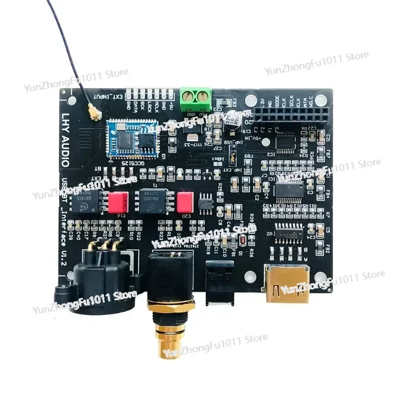 QCC5125 Bluetooth 5.1 Digital Audio Output Board I2S To Coaxial Fiber SPDIF AES  HDMI-Compatible USB Interface
