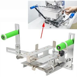 Overlock macchina da cucire sollevamento Rack telaio elastico tirare la vita dei pantaloni tirare indietro dispositivo attività premendo staffe Rulber