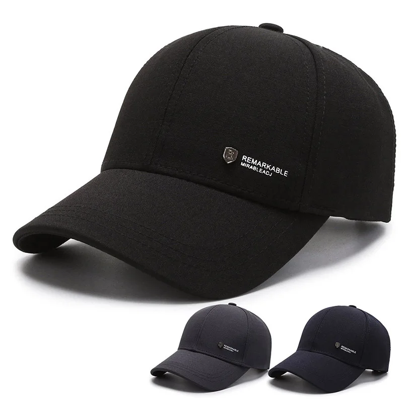 Spring and Autumn Men's Hats Outdoor Leisure Middle aged and Elderly Hats Fashion Sunshade and Sun Protection