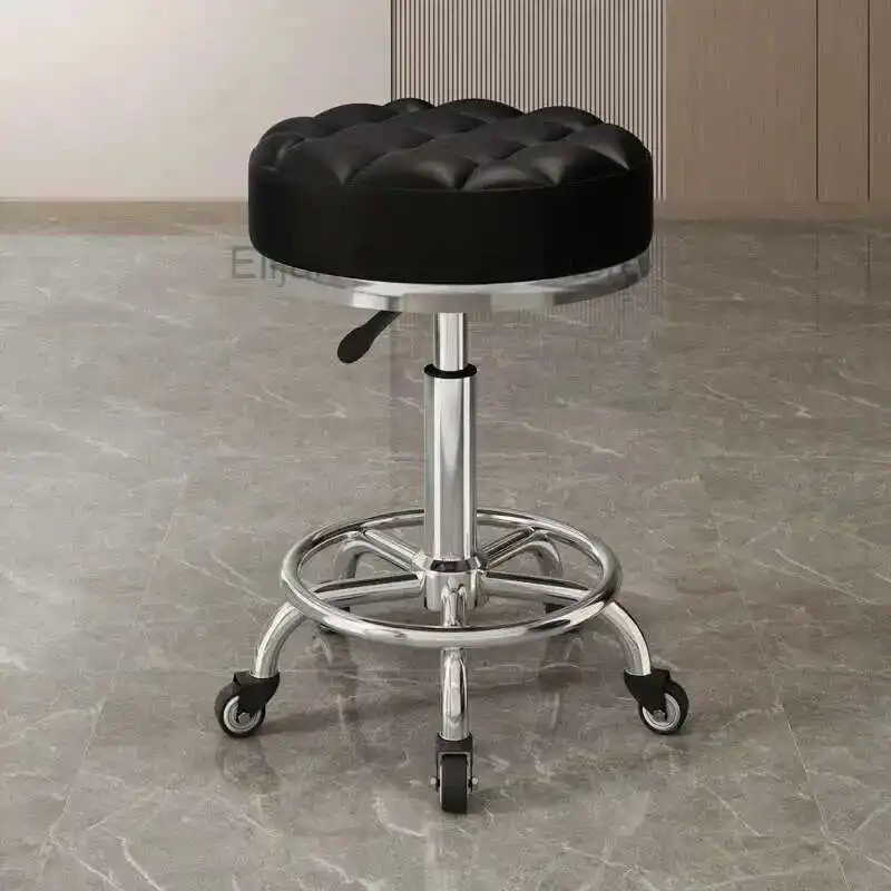 

Salon Chair for Hair Stylist Salon Chairs Barber Chairs Shop Hair Cosmetologist Vintage Folding Portable Barberia Small Work