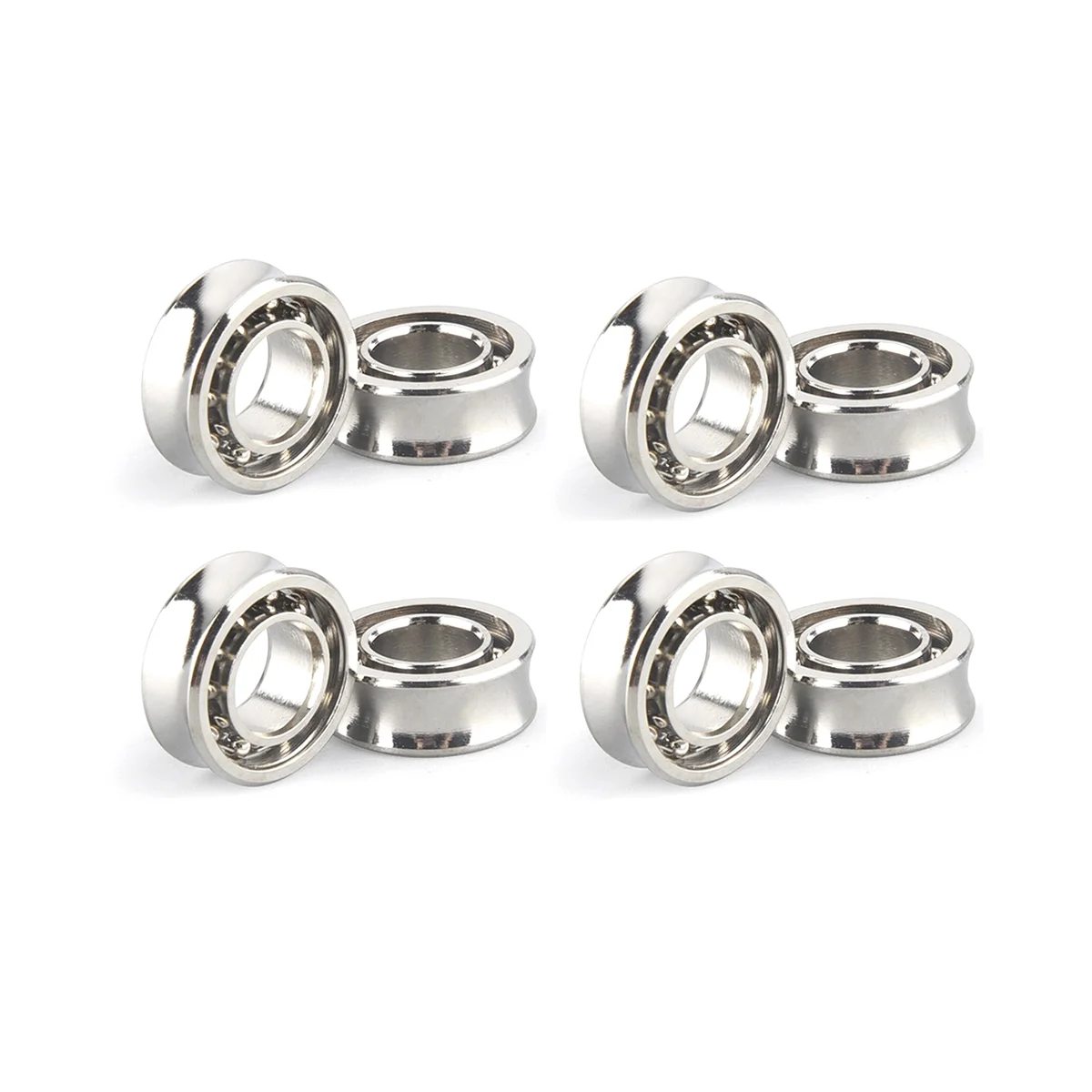 8 Pcs Steel R188 KK Bearing Speed Responsive High Carbon Chromium Steel Bearings R188 U Groove for Yoyos Models