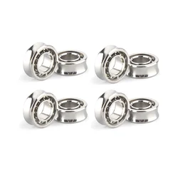 8 Pcs Steel R188 KK Bearing Speed Responsive High Carbon Chromium Steel Bearings R188 U Groove for Yoyos Models