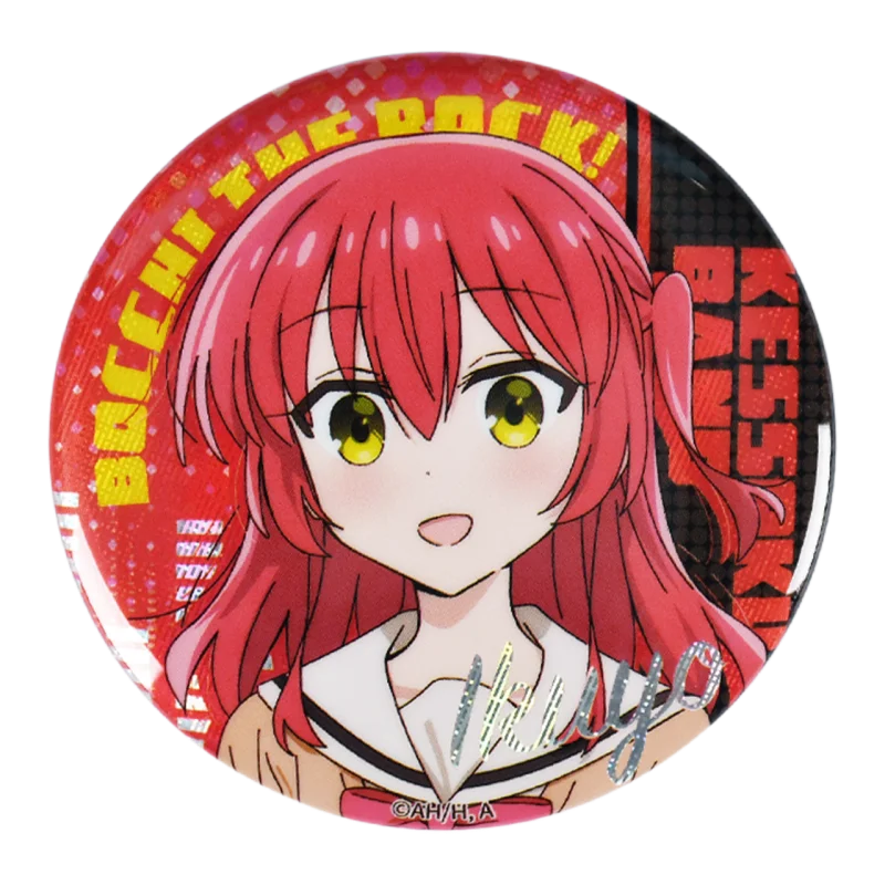 58mm Anime BOCCHI THE ROCK! Gotoh Hitori Ijichi Nijika Yamada Ryo Kita Ikuyo Cosplay COSTUME Badge Pin SPTE Tinplate Brooch﻿