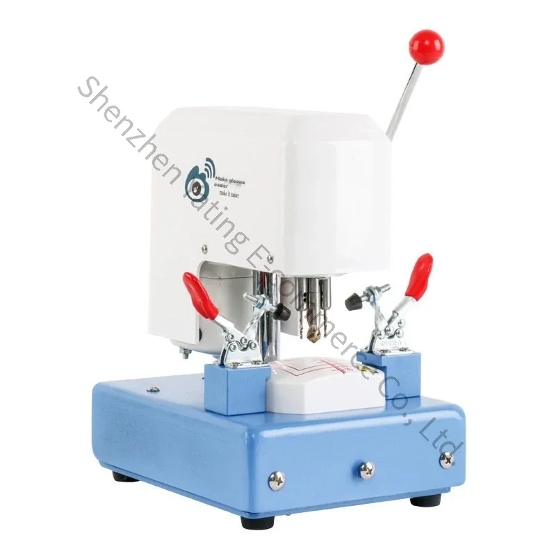 Three-hole Glasses Template Liner Sample Punching Machine Template Fixing and Clamping Device