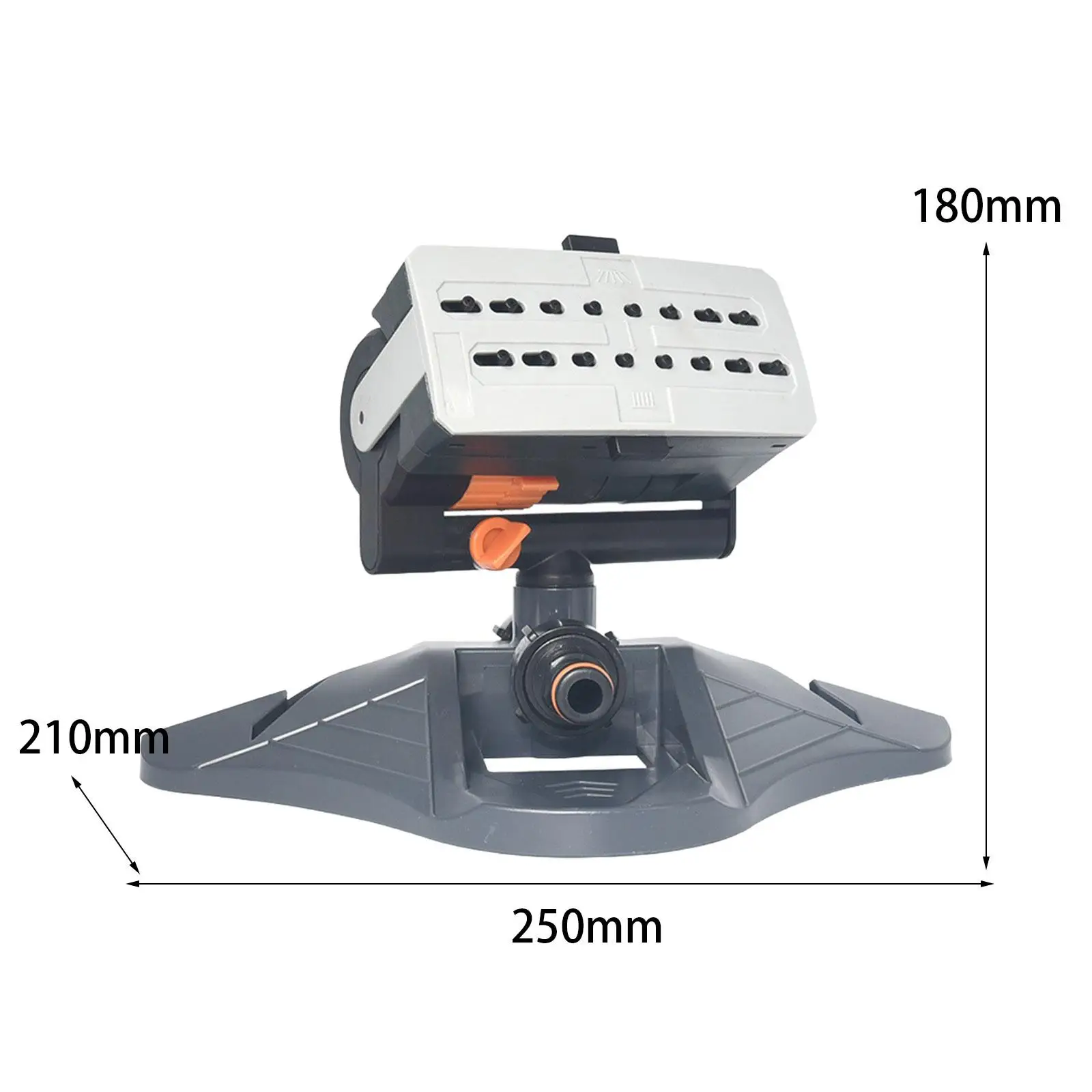 بخاخ رشاش صغير متأرجح ، تغطية قابلة للتعديل ، رشاش متأرجح للفناء الخلفي ، حديقة قابلة للتعديل