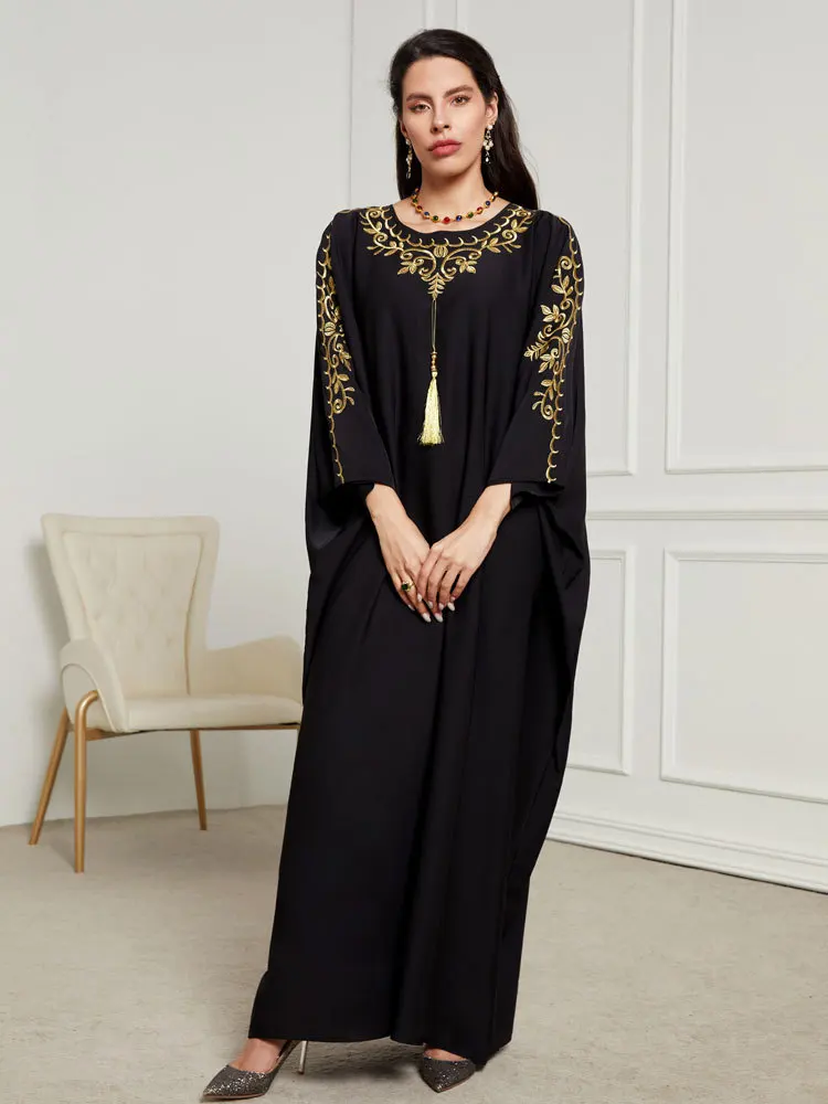 

Eid Ramadan Muslim Women Dresses Embroidery Party Abaya Party Long Dress Vestidos Largos Morocco Kaftan Dubai Robe Jalabiya 2024