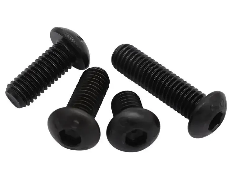 Best1 10 peças m6 liga de aço de alta resistência plana cabeça redonda parafuso sextavado parafusos copo parafusos 8mm-20mm comprimento