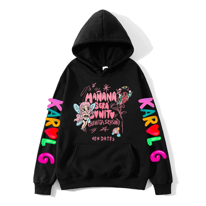 Sweatshirt Woman Hoodie Manana Sera Bonito Bichota Karol G Hoodies Women GraphicTrendy Clothing Streetwear