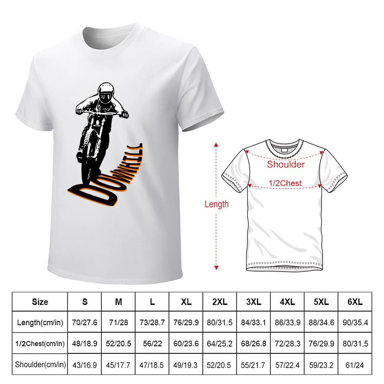 Downhill Jumper T-shirt boys whites customs design your own shirts graphic tees quick-drying mens big and tall t shirts