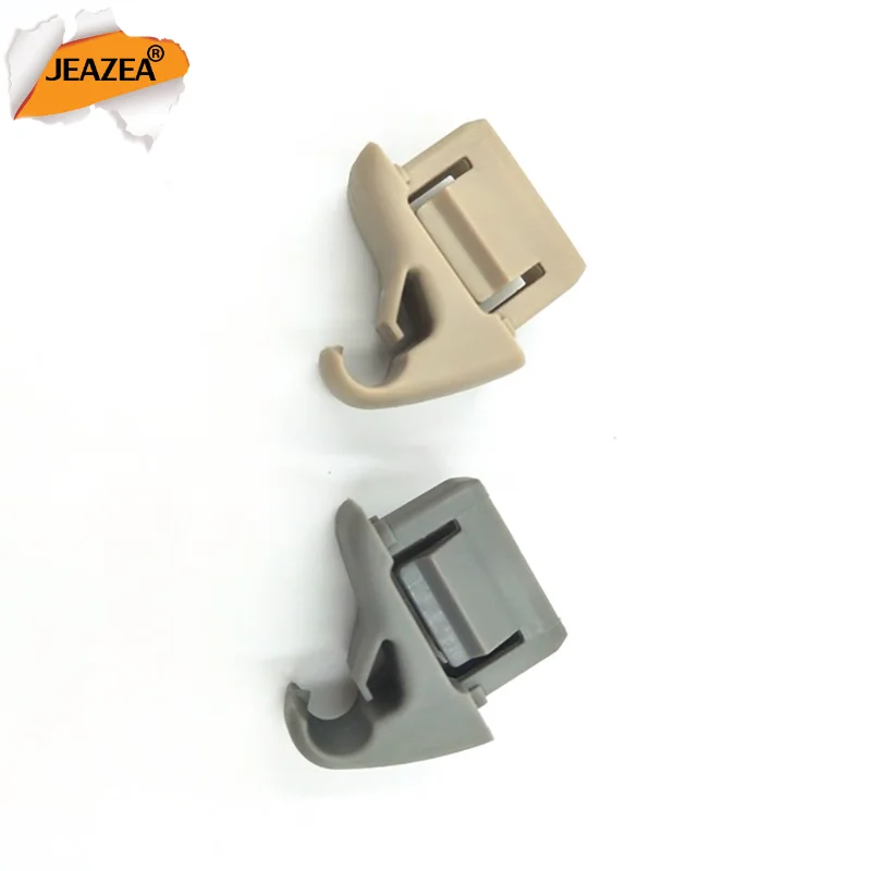 JEAZEA Car Sun Visor Hook Clip Bracket Hanger MR654343 For Mitsubishi ASX 2012-2016 Lancer EVO 10