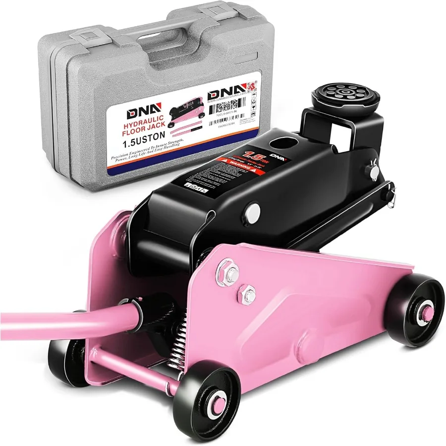 

Низкопрофильный напольный домкрат для гидравлической тележки с грузоподъемностью 1,5 тонны 3000 фунтов и диапазоном подъема от 5,5 до 15,35 идеально подходит для автомобилей