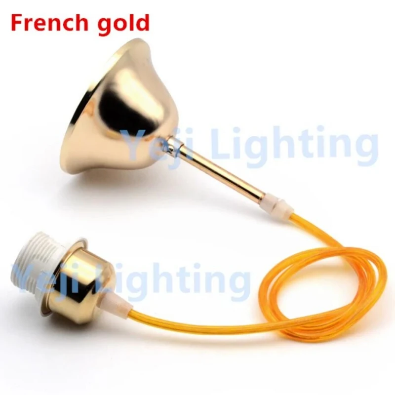 

Металлическая потолочная розетка с цоколем E27 и кабелем для светодиодных RGB люстр, 110 мм, с проводом