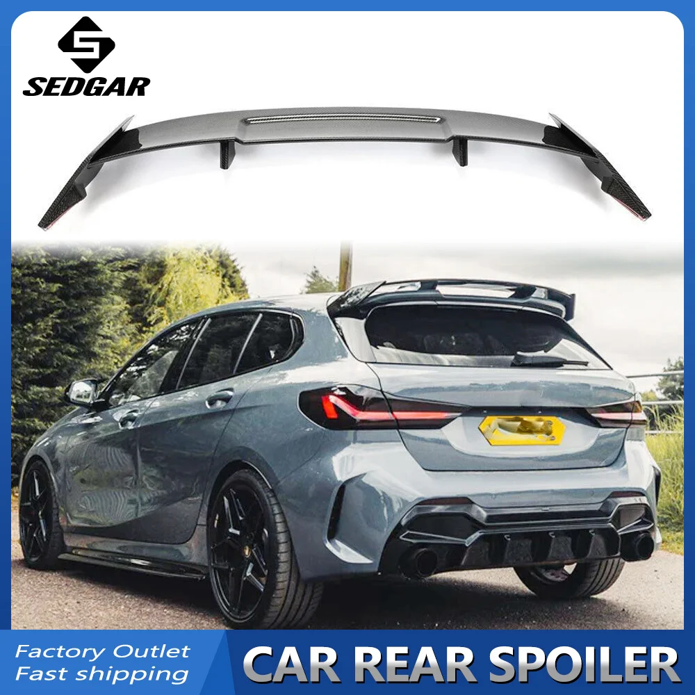 

F40 Rear Roof Spoiler Car Rear Trunk Lid Spoiler Wing Splitter Lips For BMW 1 Series F40 M135i 128ti 118D Hatchback 2019-2022