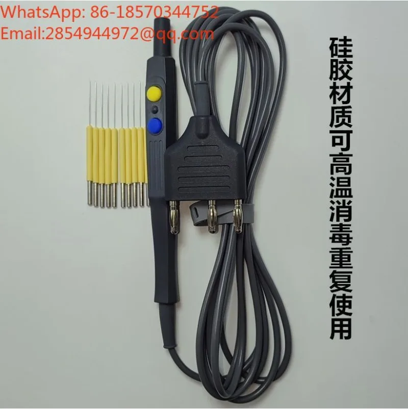 High-frequency Electrosurgical Unit, Gynecological Surgical Electrode Pen Lead, Heat-resistant and Disinfectable, Reusable