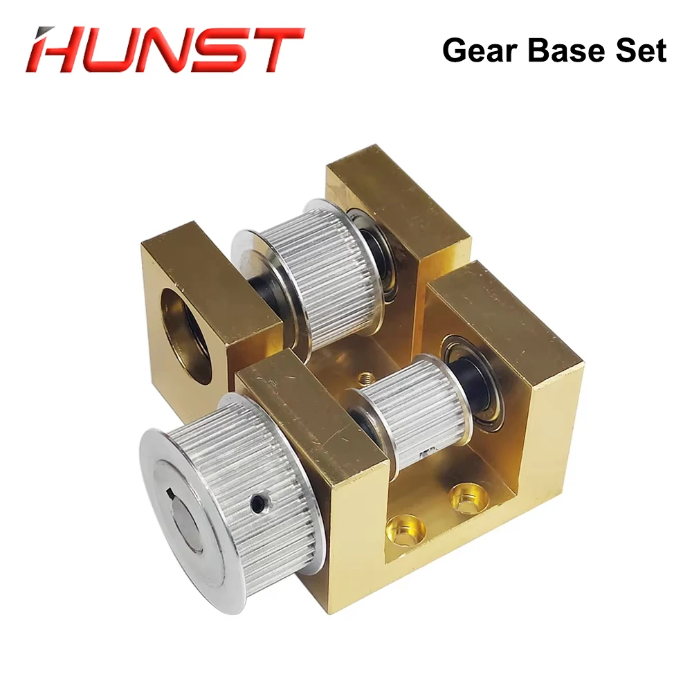Juego de base de engranajes de piezas de máquina HUNST para máquina de grabado y corte láser Co2