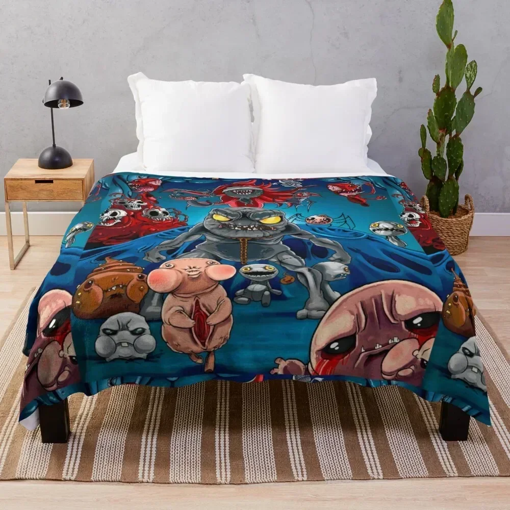 

the binding of isaac Throw Blanket manga Baby Summer Beddings Shaggy Blankets