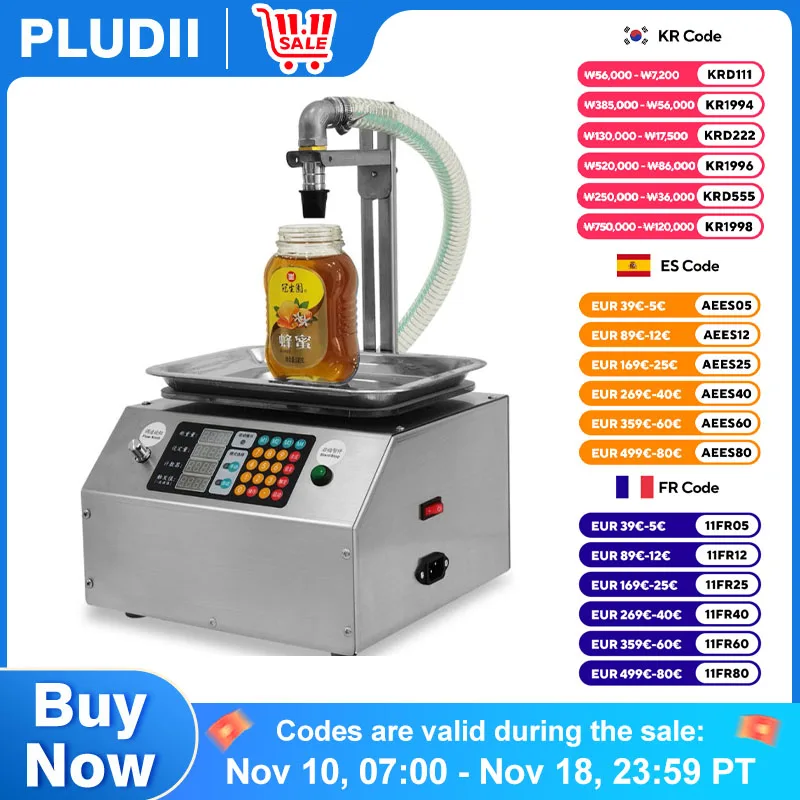 Fully Automatic Dispensing Filling Machine Flow Weighing Type Honey Sesame Sauce Edible Oil Viscous Glue Liquid Filling Machine