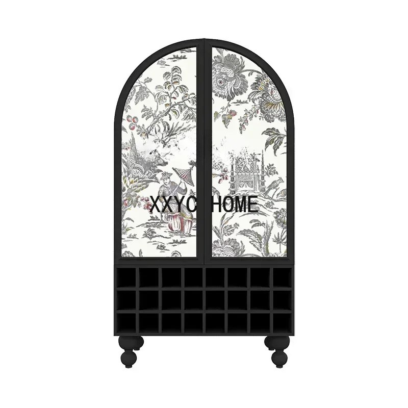 

Living Room Integrated Wall Storage Cabinet Household Multi-Functional Storage Cabinet Customized Clothes Closet Wine Rack
